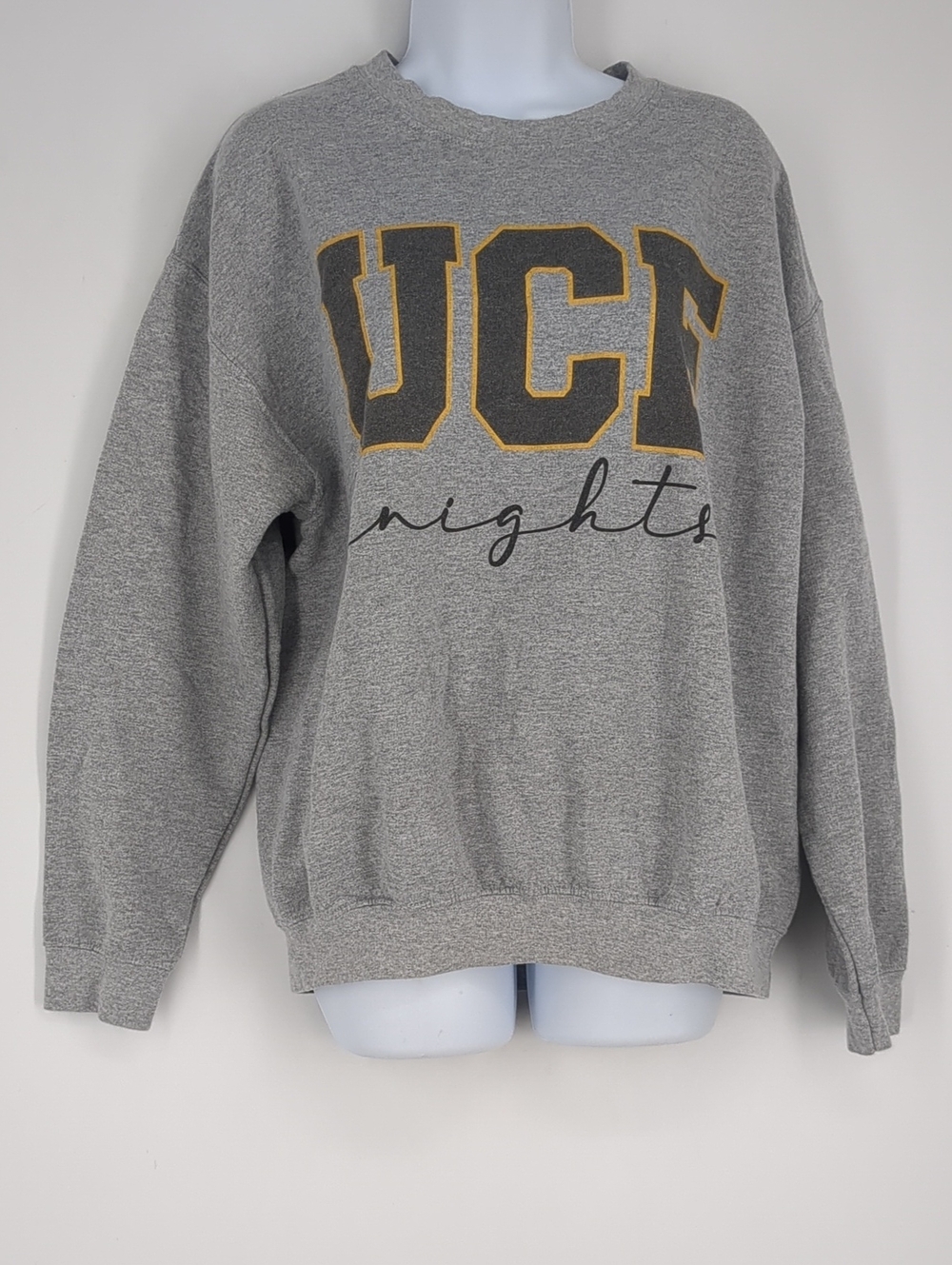 University of Central Florida UCF Knights Grey Crewneck Sweatshirt Men's Large